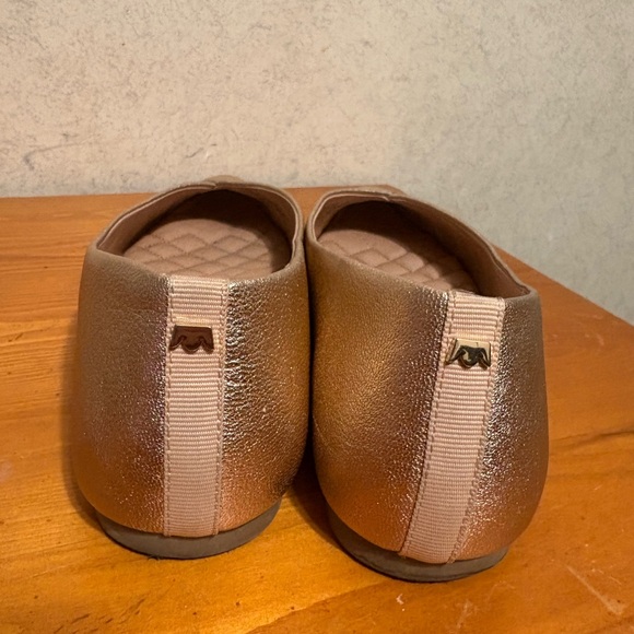 Birdies The Goldfinch Pointed Toe Flats Metallic Gold Leather Women’s 7.5 - Picture 4 of 9